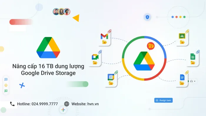 Nâng Cấp 16 TB Google Drive (hang Năm)