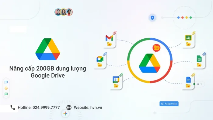 Nâng Cấp 200GB Google Drive (Hàng Tháng)