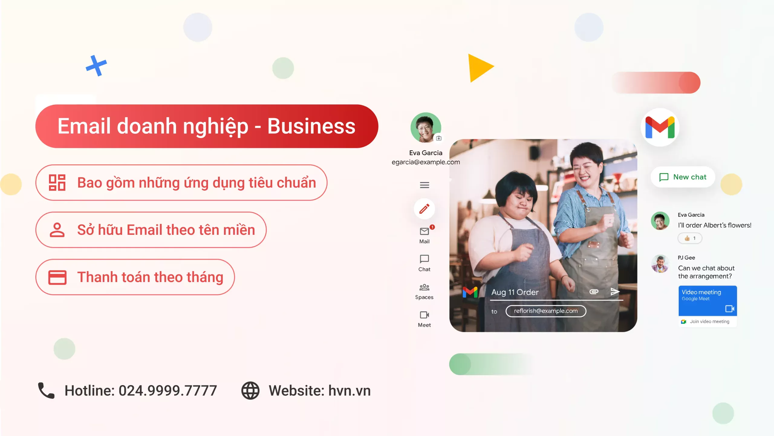 Email Dành Cho Doanh Nghiệp   Business (Hằng Tháng)