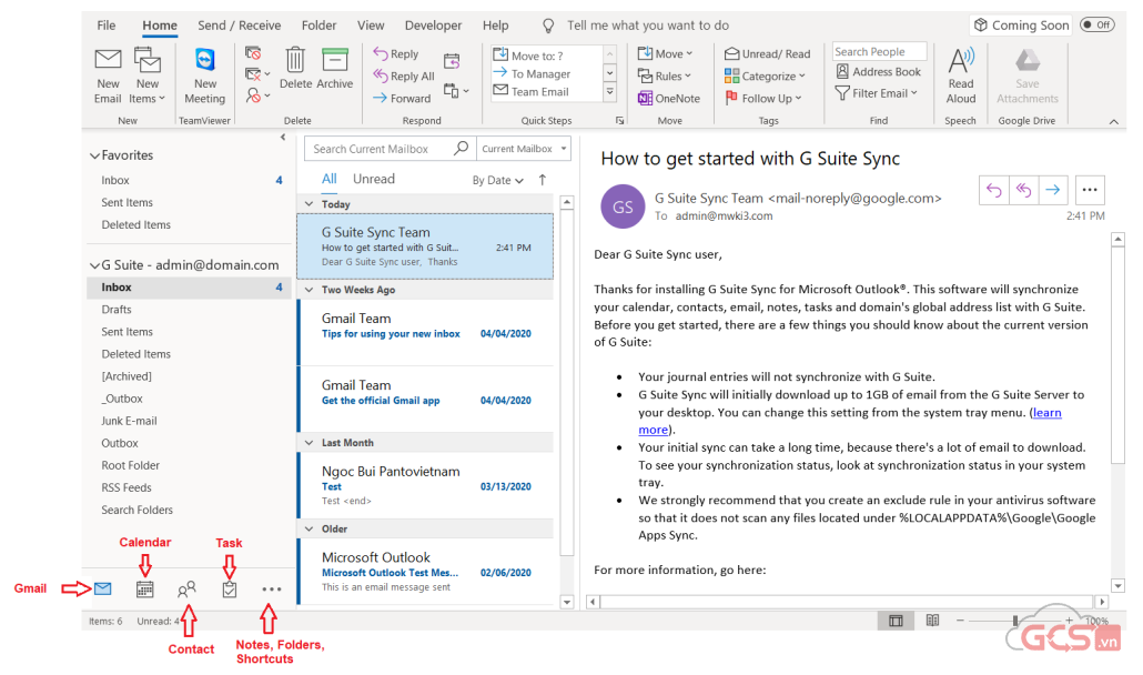 Google Workspace Sync for Microsoft Outlook 13