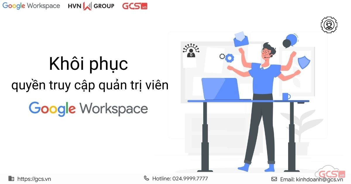 khôi phục quyền truy cập quản trị viên
