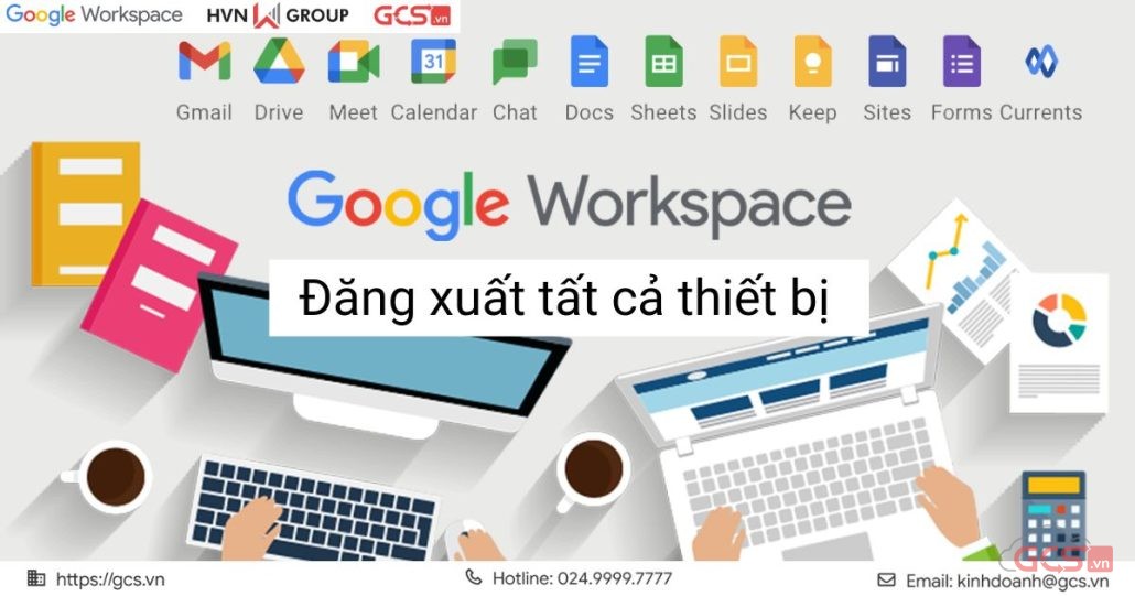 hướng dẫn đăng xuất tất cả thiết bị google workspace