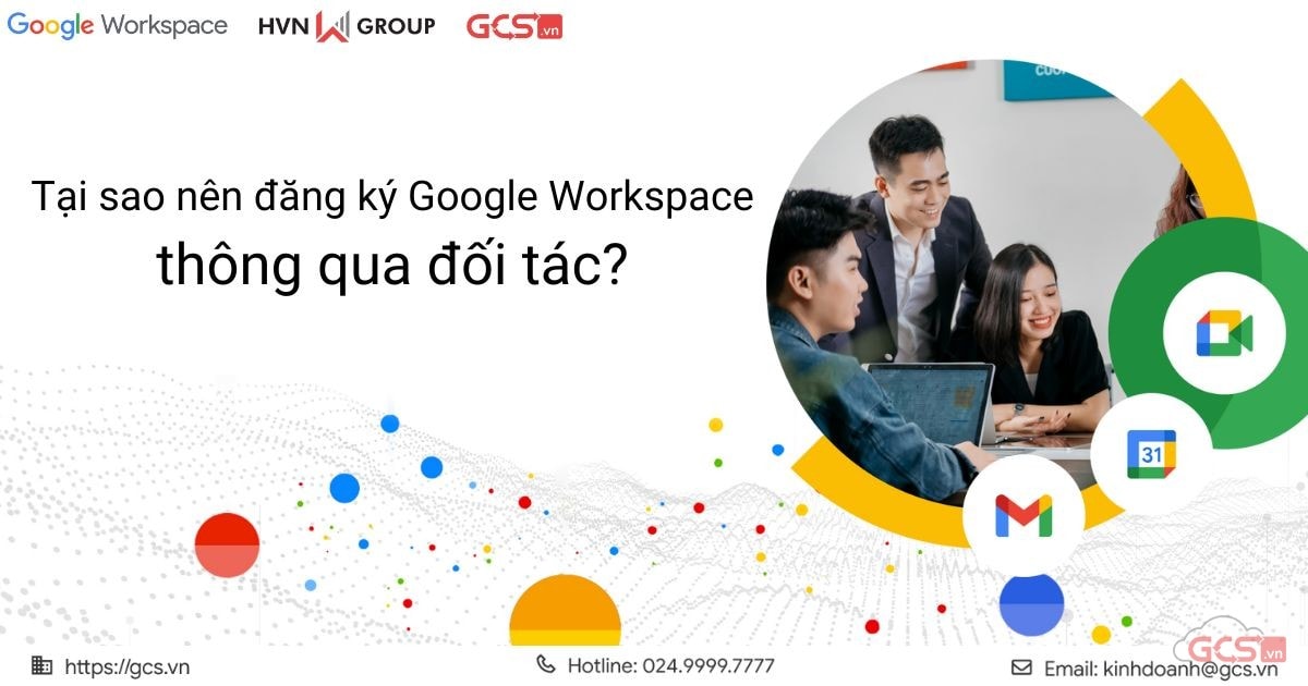 đăng ký google workspace thông qua đối tác