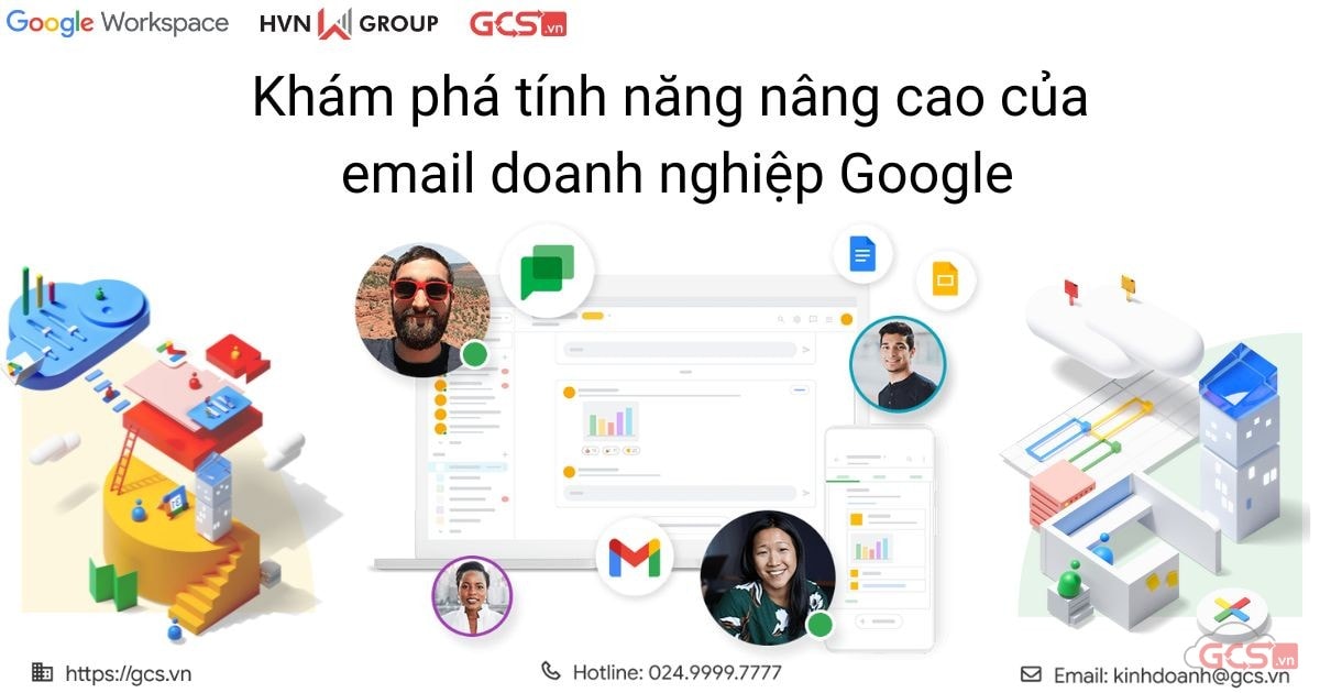 tính năng nâng cao của email doanh nghiệp google