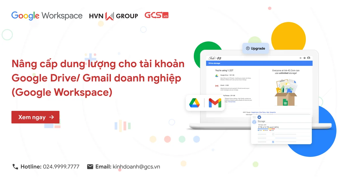 Nang Cap Dung Luong Cho Tai Khoan Googledrive