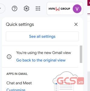 quay lại giao diện cũ