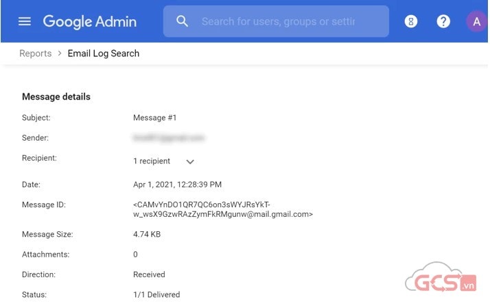 email log search gmail chưa mở đọc