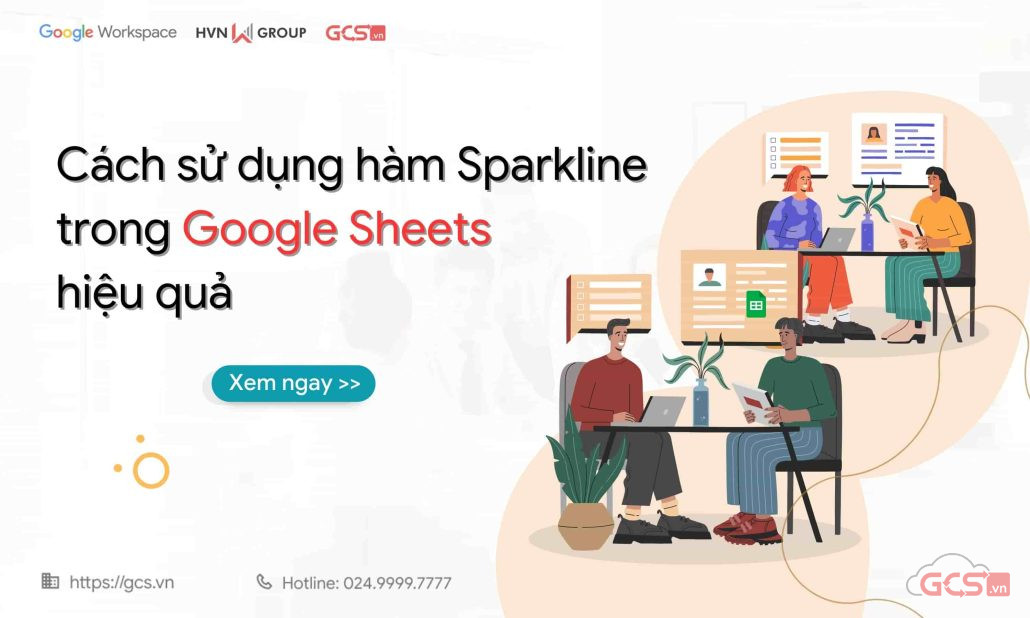 Cách sử dụng hàm Sparkline trong Google Sheets 4 cach su dung ham sparkline trong google sheets hieu qua 1