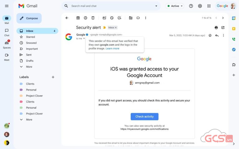 Cơ sở nào khiến Google ra mắt tích xanh trong Gmail