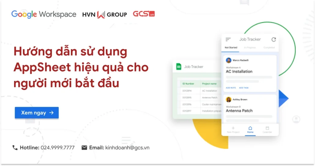 Hướng dẫn sử dụng AppSheet hiệu quả cho người mới bắt đầu