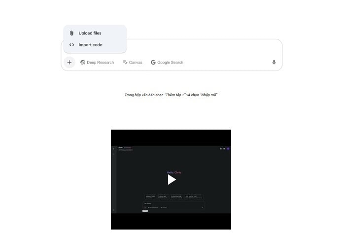 Cập nhật tính năng mới của Google Workspace trong tuần 2/6- 7/6/2025 8 Tải lên các thư mục mã hoặc nhập kho lưu trữ GitHub