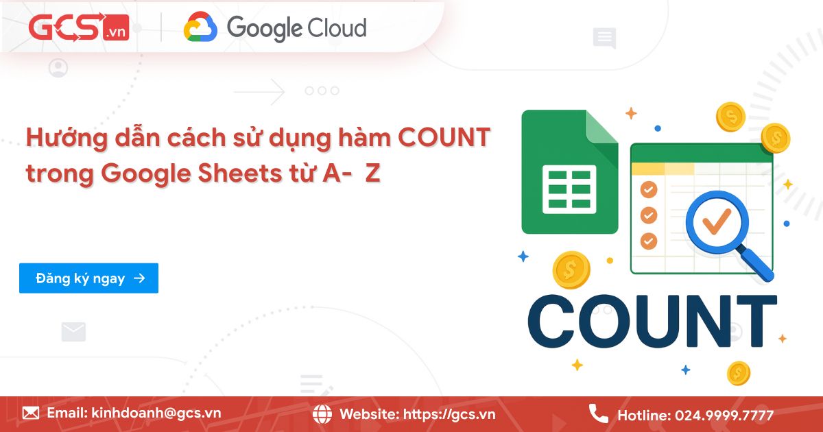 ham count trong gg sheets