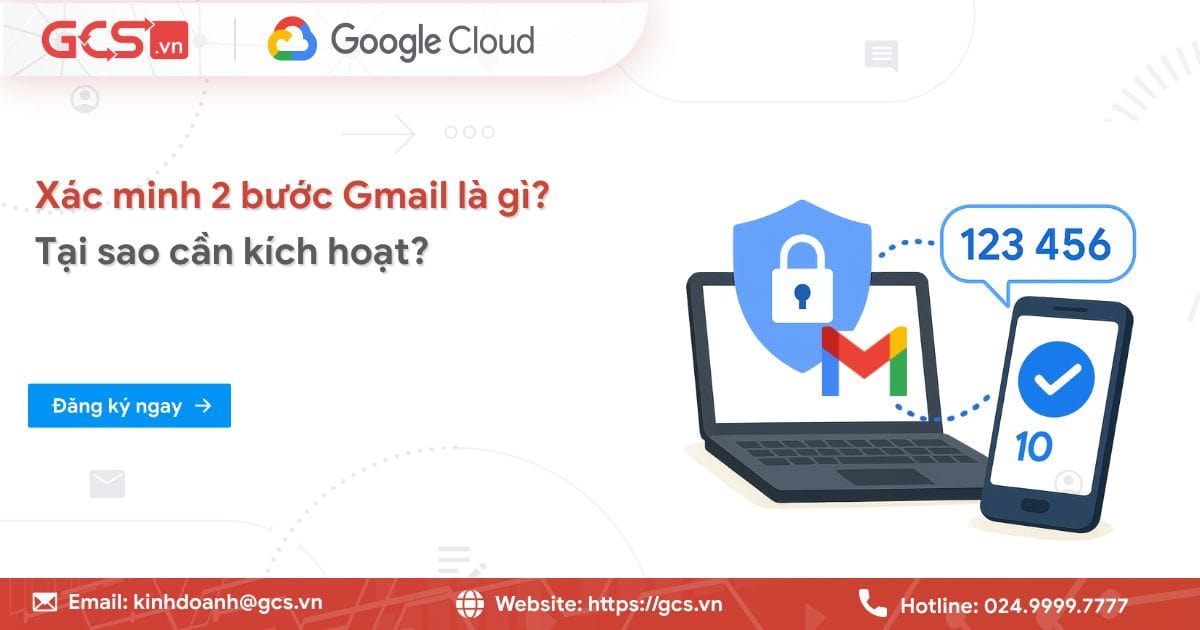Xác minh 2 bước Gmail