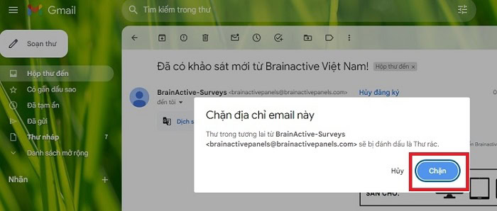 04 Cách chặn tin nhắn rác trên Gmail đơn giản cho Newbie 5 chặn thư rác trong Gmail