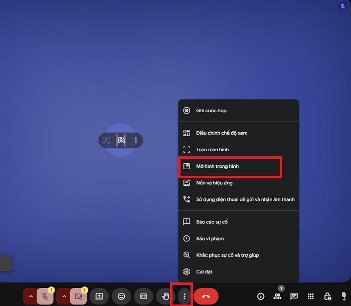 Hướng dẫn bật và dùng tính năng Picture in Picture trong Google Meet 7 chế độ picture in picture