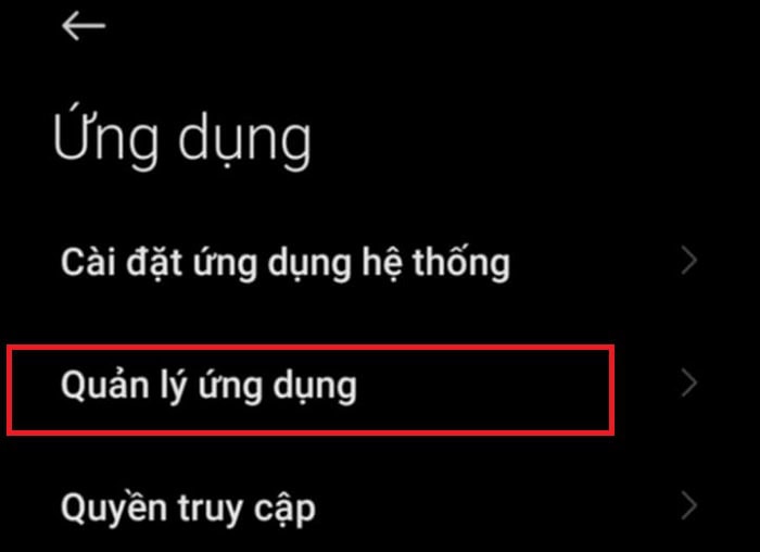 Lỗi Google Meet không có âm thanh? Cách khắc phục lỗi trên máy tính và điện thoại 13 chọn Quản lý ứng dụng