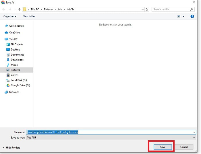 12 Cách tải file Google Drive bị chặn Download nhanh chóng 29 nhấn vào Save