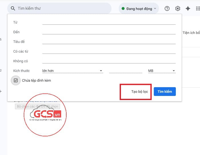 04 Cách chặn tin nhắn rác trên Gmail đơn giản cho Newbie 11 nhấp vào Tạo bộ lọc