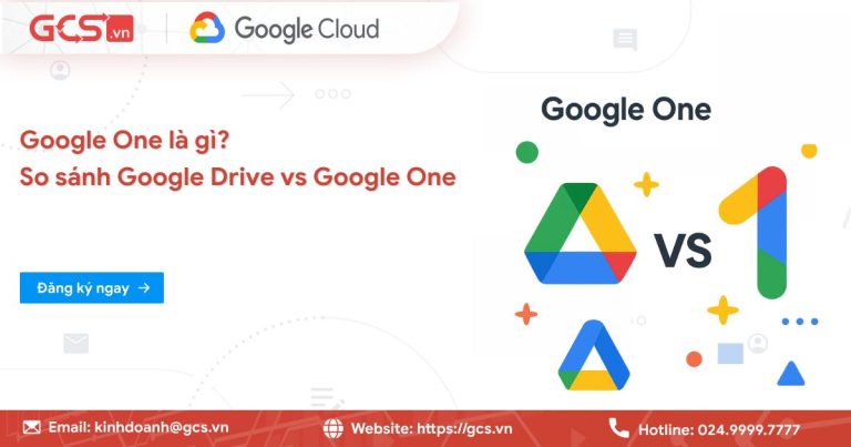 Google One là gì? So sánh Google Drive vs Google One