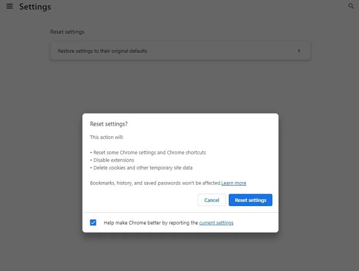 12 Cách tải file Google Drive bị chặn Download nhanh chóng 18 Cài đặt lại mặc định