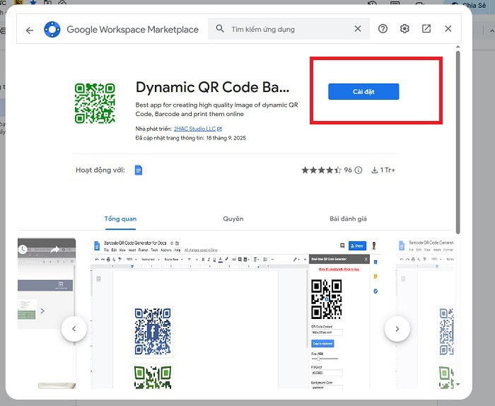 Cách tạo mã QR cho Google Docs nhanh chóng & dễ thực hiện 12 nhấp vào Cài đặt