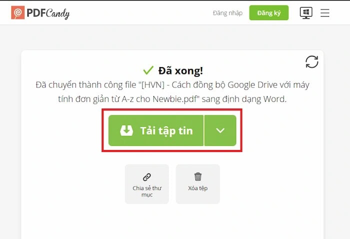 Hướng dẫn cách chuyển PDF sang Word bằng Google Drive đơn giản 26 PDF sang Word