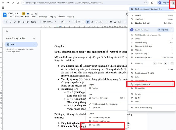 Cách tạo mã QR cho Google Docs nhanh chóng & dễ thực hiện 16 Tạo mã QR cho trang này