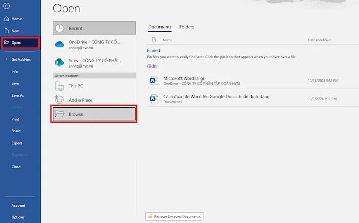 Hướng dẫn cách chuyển PDF sang Word bằng Google Drive đơn giản 11 chọn Mở