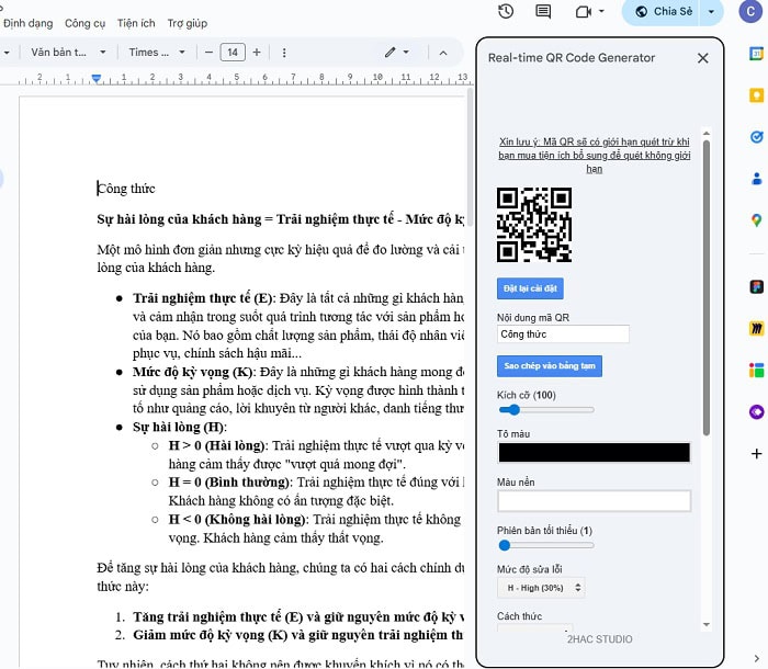 Cách tạo mã QR cho Google Docs nhanh chóng & dễ thực hiện 14 chọn Bắt đầu