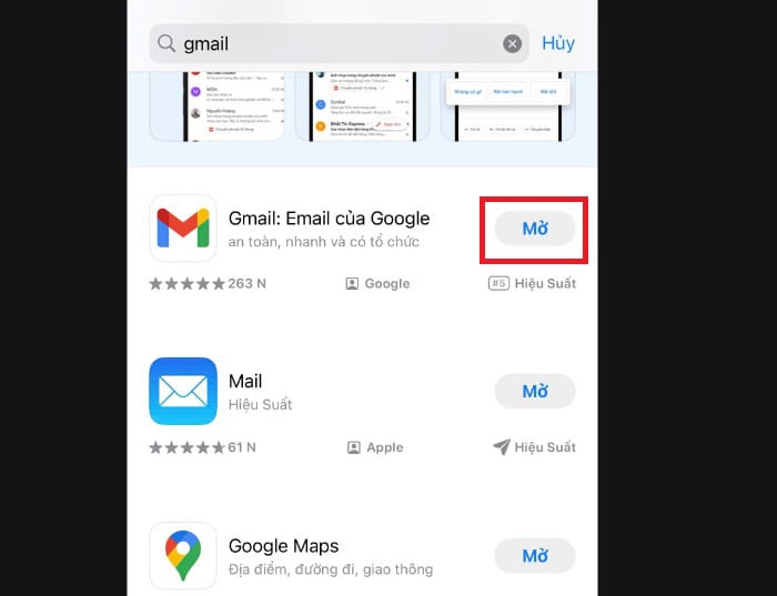 Cách tải Gmail về máy tính và điện thoại đơn giản và hiệu quả 16 nhấn vào Mở