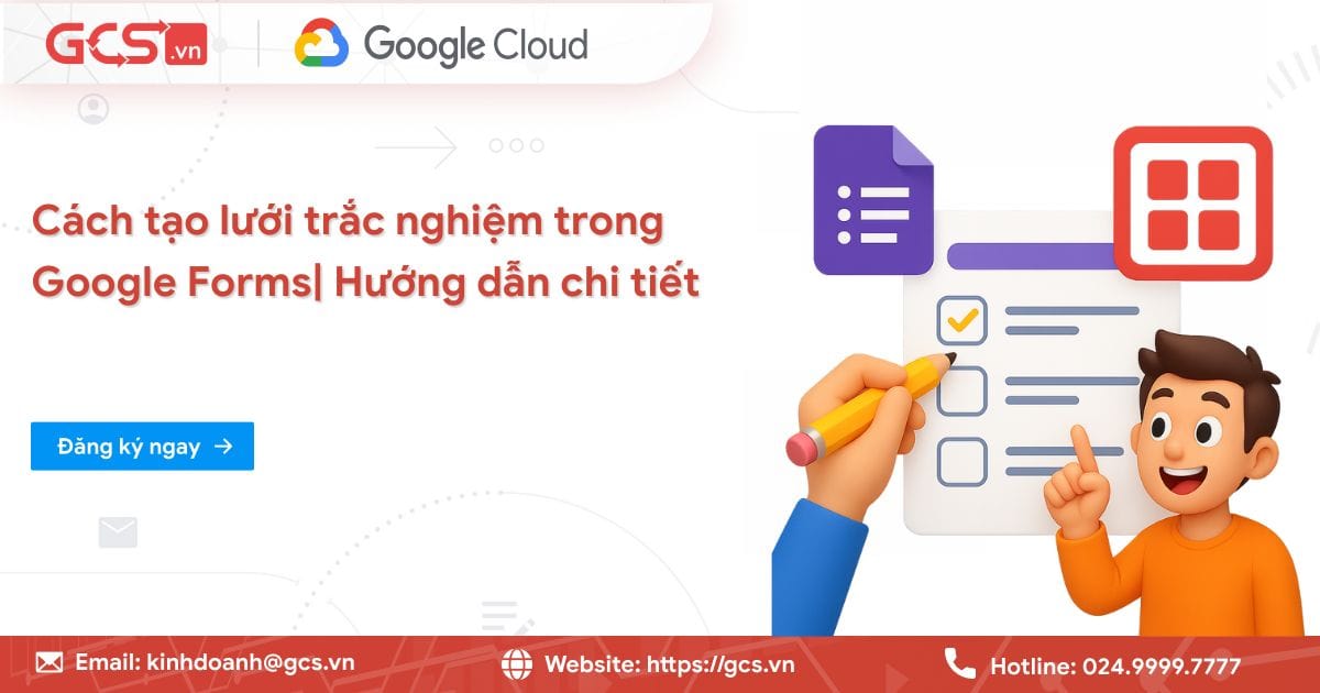 tao luoi trac nghiem trong google forms