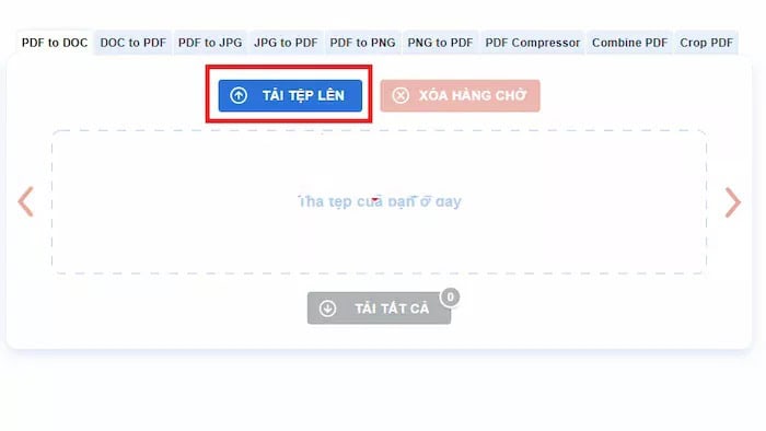 Hướng dẫn cách chuyển PDF sang Word bằng Google Drive đơn giản 17 Tải tệp lên