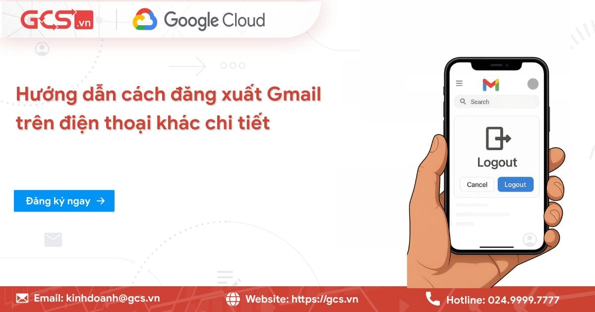 Cách đăng xuất gmail trên điện thoại