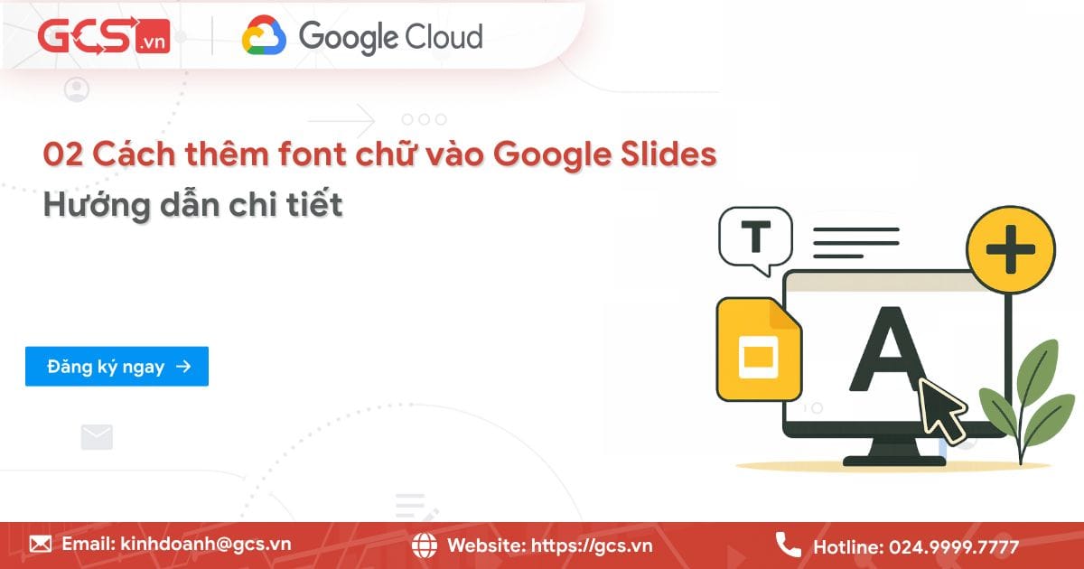 font chu trong google slides