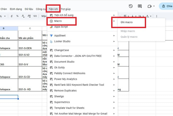05 Cách chèn nhiều hàng trong Google Sheets đơn giản, nhanh chóng 13 Tiện ích mở rộng