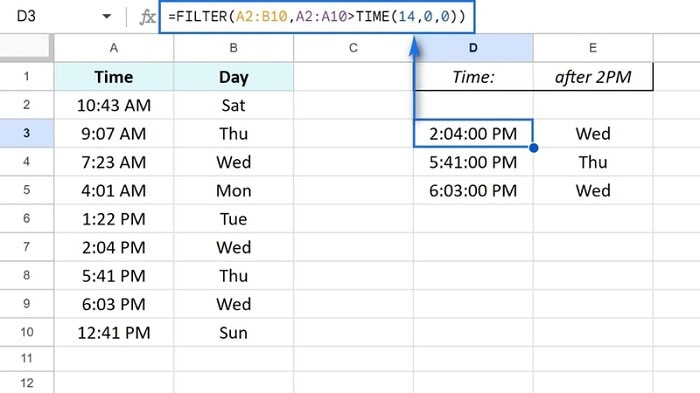 Cách kết hợp hàm COUNT với FILTER trong Google Sheets hiệu quả 8 Hàm FILTER là gì
