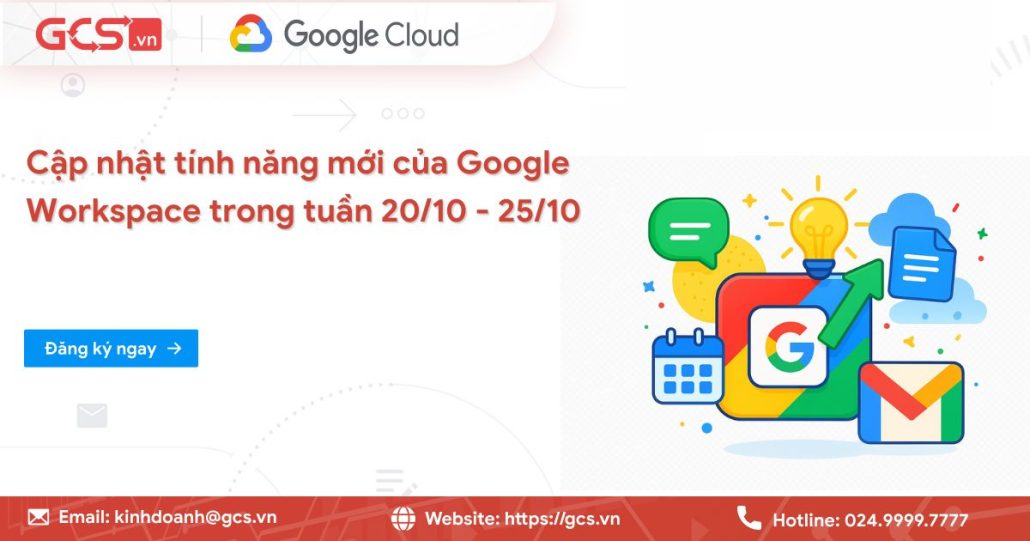 Tính năng mới Google Workspace