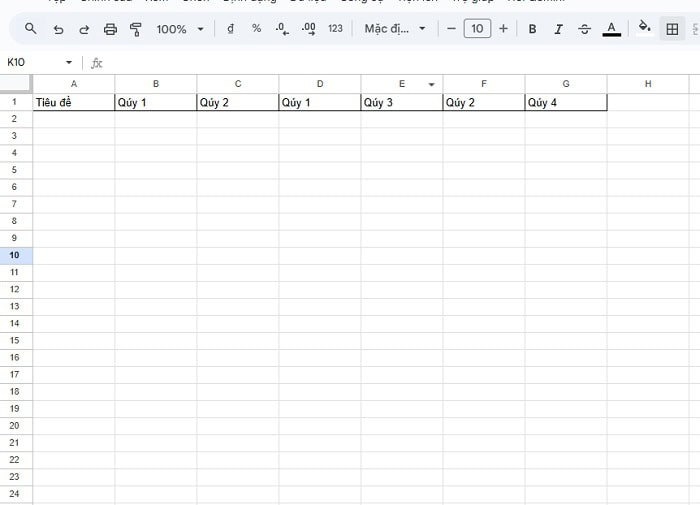 Hướng dẫn chi tiết cách sử dụng hàm UNIQUE trong Google Sheets từ A-Z 14 bảng dữ liệu