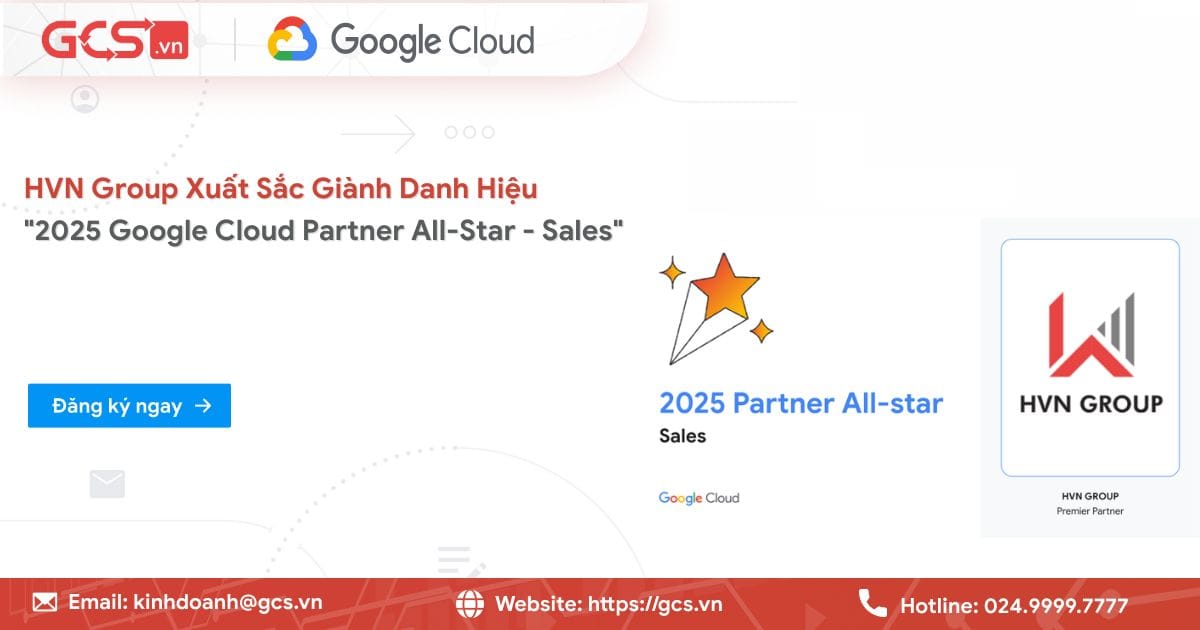 HVN Group Xuất Sắc Giành Danh Hiệu "2025 Google Cloud Partner All-Star - Sales": Khẳng Định Vị Thế Dẫn Đầu 12 hvn group xuat sac