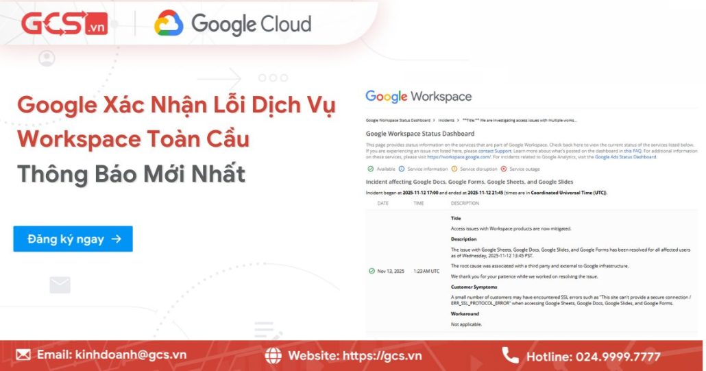 loi google workspace