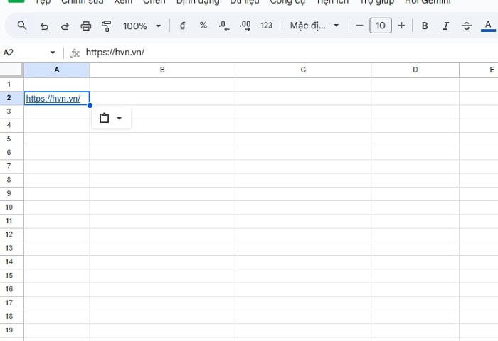 02 Cách tạo mã QR bằng Google Sheets đơn giản và hiệu quả 6 nhập dữ liệu