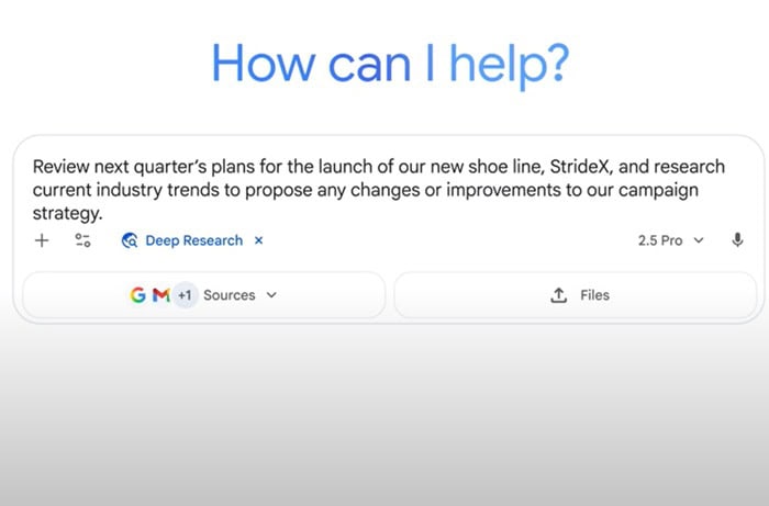 Cập nhật tính năng mới của Google Workspace trong tuần 3/11 - 8/11/2025 8 Gemini Deep Research
