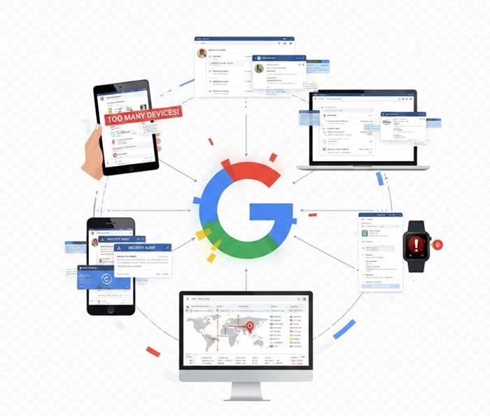 Giải đáp nhanh câu hỏi: 1 Gmail đăng nhập được mấy máy? 7 1 Gmail đăng nhập trên nhiều thiết bị