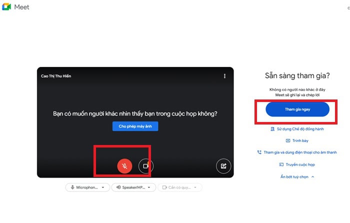 Hướng dẫn cách tắt âm thanh trên Google Meet đơn giản và nhanh chóng 10 Tham gia ngay