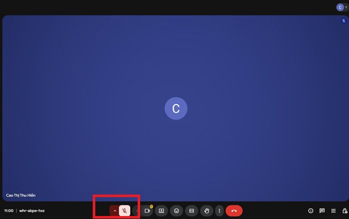 Hướng dẫn cách tắt âm thanh trên Google Meet đơn giản và nhanh chóng 7 biểu tượng có màu trắng