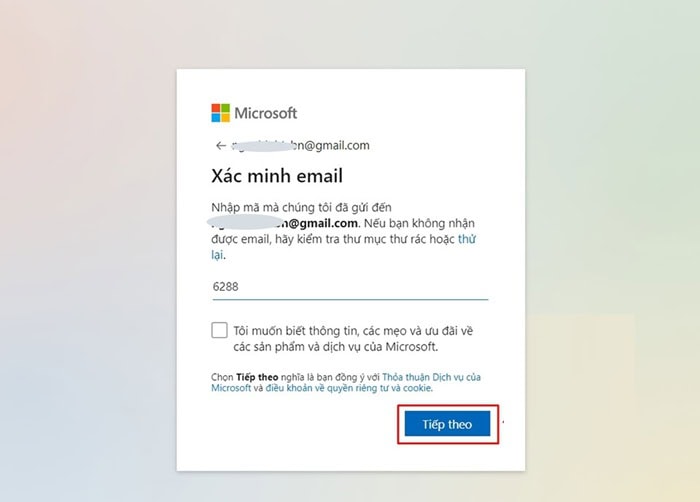 Hướng dẫn cách tạo tài khoản Outlook bằng Gmail cho người mới 10 cung cấp thông tin cá nhân