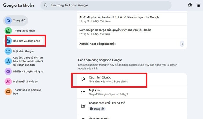Hướng dẫn cách tạo tài khoản Outlook bằng Gmail cho người mới 15 Bảo mật và kích hoạt