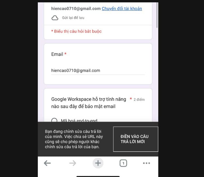 Hướng dẫn cách xem lịch sử Google Form đã điền chi tiết từ A-Z 16 link chỉnh sửa