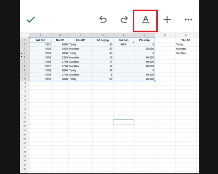 Hướng dẫn cách tạo màu viền ô trong Google Sheets từ A-Z 10 định dạng tổng quát