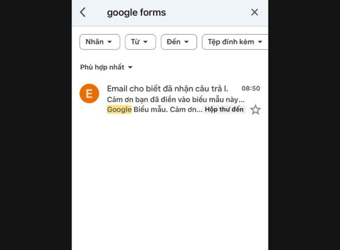 Hướng dẫn cách xem lịch sử Google Form đã điền chi tiết từ A-Z 12 vào thanh tìm kiếm